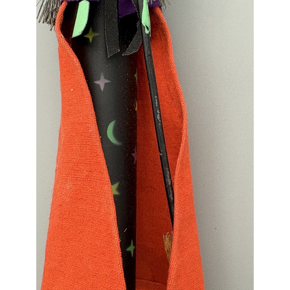 Vintage Witch Candle Stick Holder Halloween Handmade 11" RARE‎ Unique Decor - Picture 14 of 16
